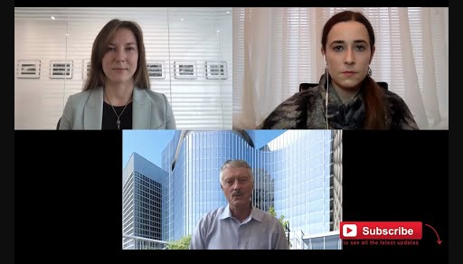 Mariana Perepitchka, Yekaterina Galat, and Dr. Vasiliy Galat