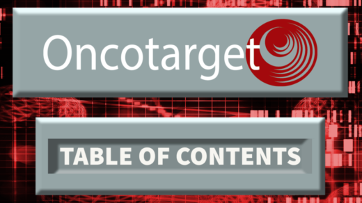 Oncotarget's Table of Contents