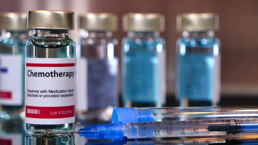 Chemotherapy and syringe