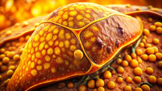 Liver Cancer Color Variations: Medical Stock Photo of Diseased Liver Tissue